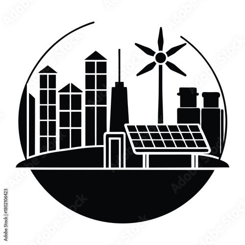 vector illustration of a building