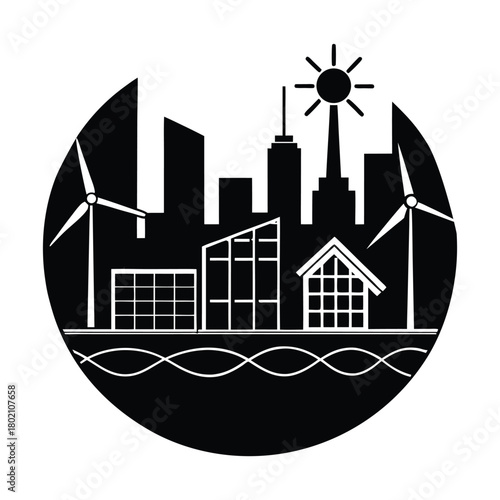 vector illustration of a building