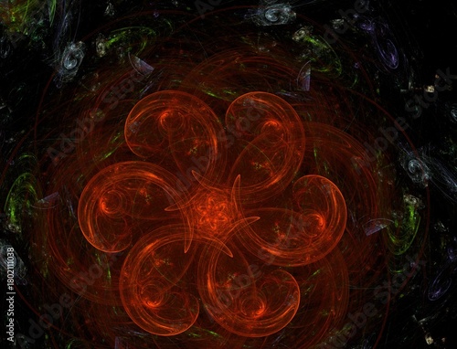 Imaginatory fractal abstract background Image