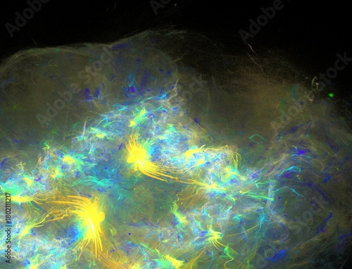 Imaginatory fractal abstract background Image