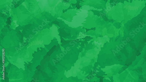 Abstract green watercolor background with varying shades and textures.
