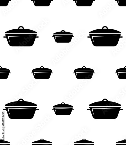 Pan Icon Seamless Pattern Y_2205004