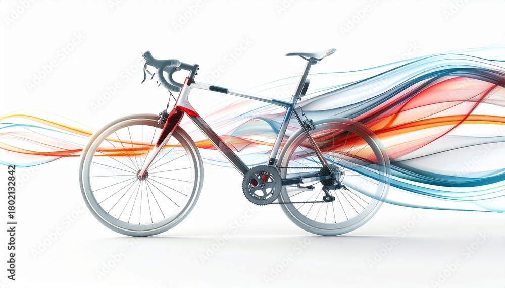 Fototapeta premium bicycle on the road