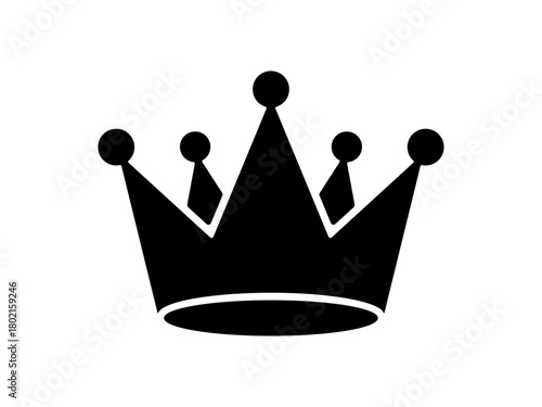 シンプルな王冠のアイコン ベクターイラスト