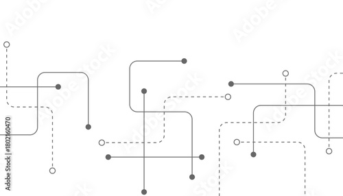 Abstract background with technology circuit board texture. Modern electronic motherboard texture. Creative idea for internet technology. Tech concept for header, web banner, website, presentation.