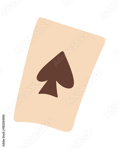 Ace of spade gaming card