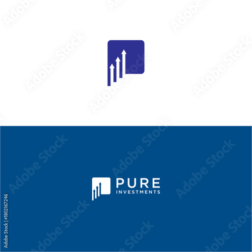 Pure Investments Logo Design