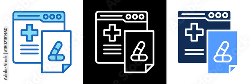 Medical Blog tripplestyle icon