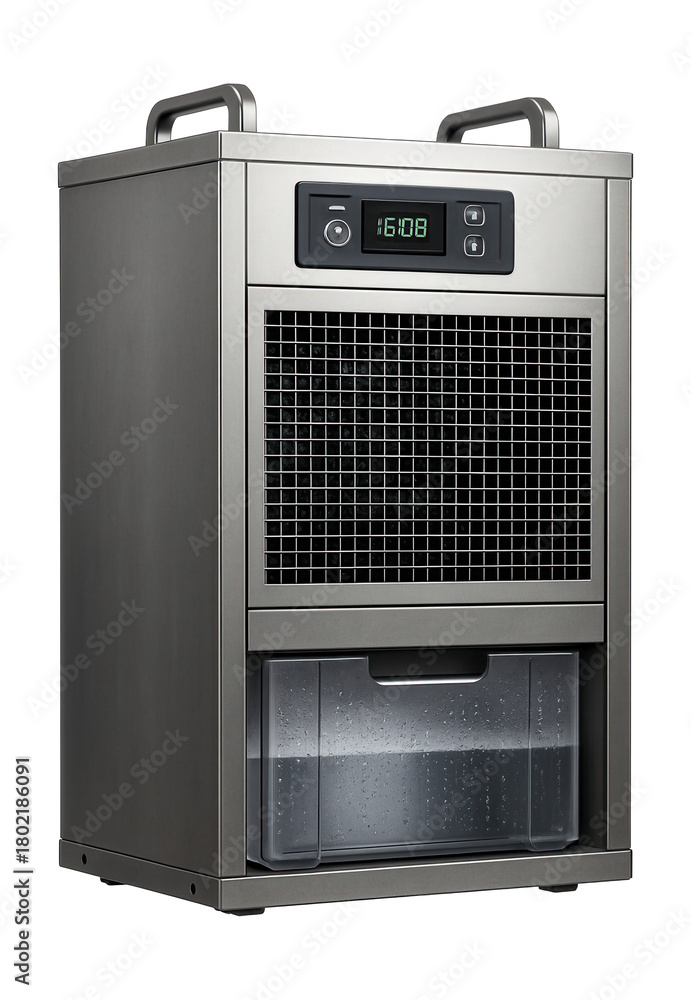 Obraz premium Automatic defrost industrial dehumidifier, perfect for refrigerated storage spaces.