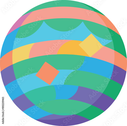 Floating temple world pattern with glowing stairways