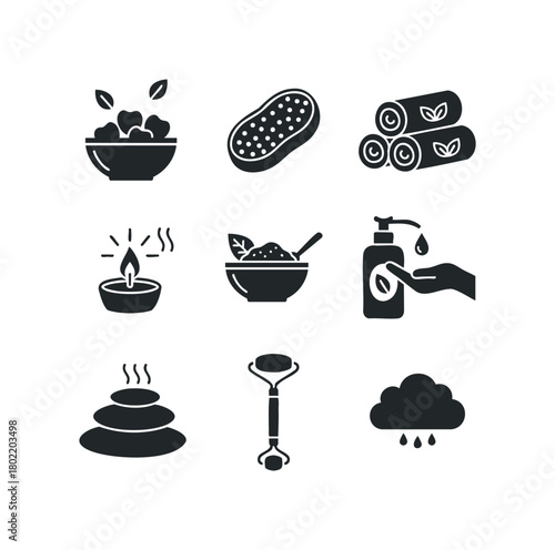 Spa And Wellness Icons Collection