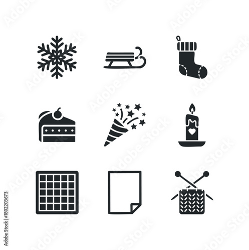 Holiday and Activity Icons Collection