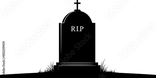 grave, tombstone, silhouette, memorial, graveyard, cemetery, RIP, afterlife, death

