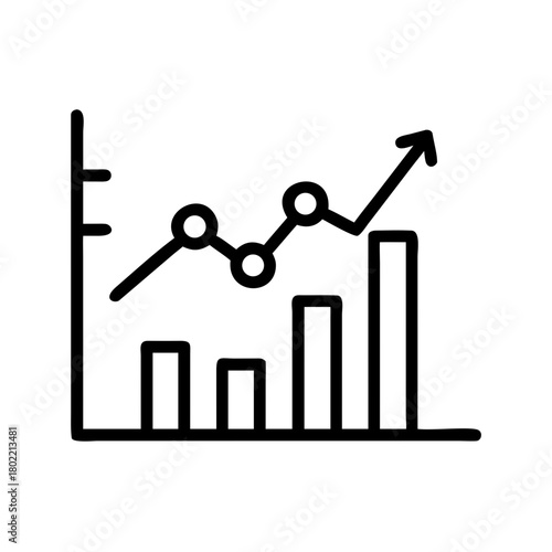 data analytics chart for web and graphic design