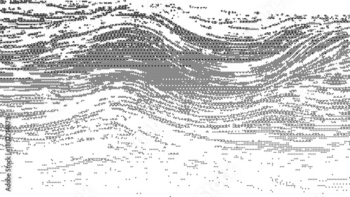 Arcade inspired bit dither texture with geometric halftone squares for retro pixel style graphic background