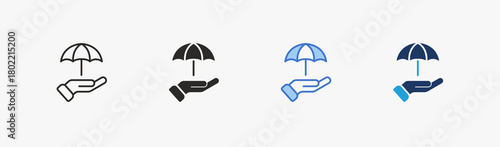 Protect icon multiple style collection