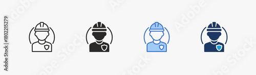 Guard icon multiple style collection