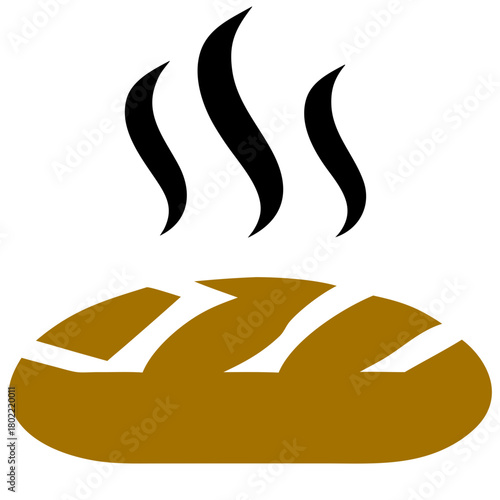 Loaf with Steam Coffee Logo