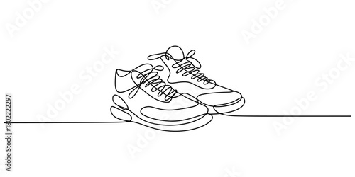 two sneakers, ideal for fashion, footwear design, lifestyle themes, and modern artwork.