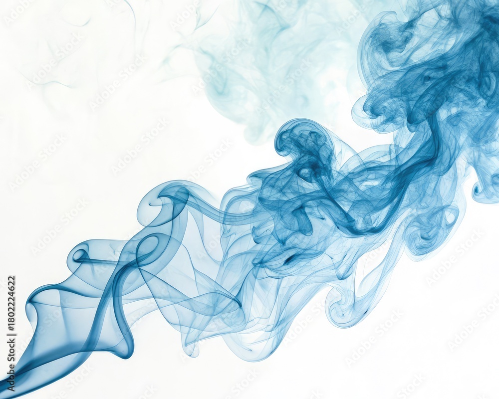 Fototapeta premium smoke on white background