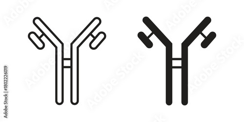 Antibody icon for web, app, infographic.