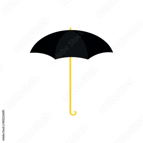 Umbrella vector icons isolated on transparent background.
