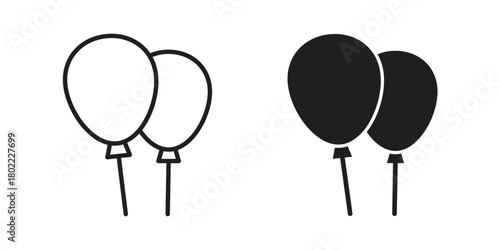 Balloon icon for web, app, infographic.