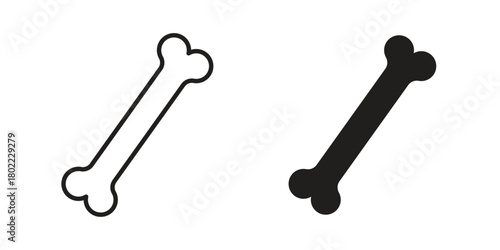 Bones icon for web, app, infographic.