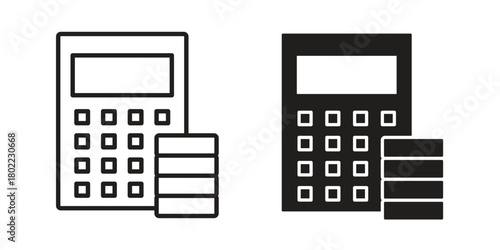 Budget icon for web, app, infographic.