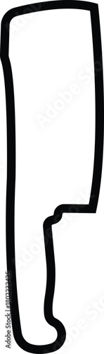 Axe, Hammer, and Knife Icon of Sharp Tool, Weapon, and Blade Symbols, Black Line Vector Battle Equipment, Woodcutting Tool, and Metal Armory Design