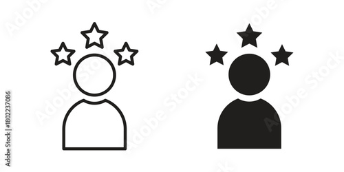 Customer loyalty icon for web, app, infographic.