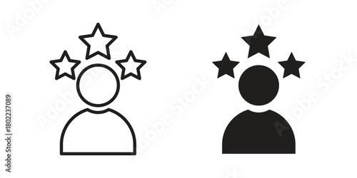 Customer satisfaction icon for web, app, infographic.
