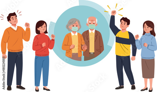 Community Support and Solidarity for the Protection of the Elderly