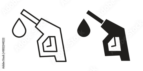 Fuel icon for web, app, infographic.