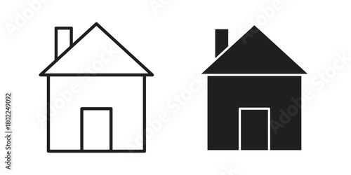 House icon for web, app, infographic.