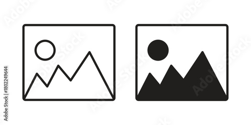 Image icon for web, app, infographic.