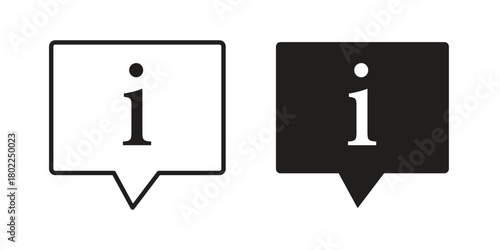 Info icon for web, app, infographic.
