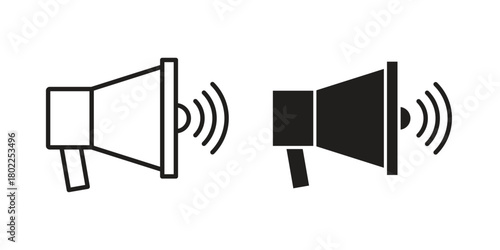 Loud Speaker icon for web, app, infographic.