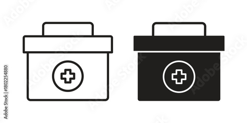 Medical kit icon for web, app, infographic.