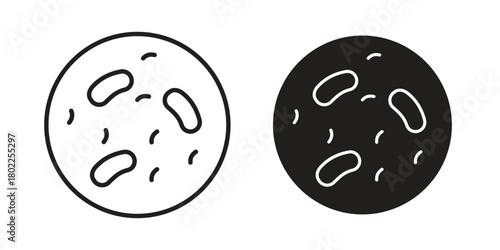 Microorganism icon for web, app, infographic.