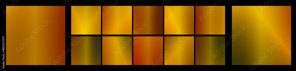 Fototapeta premium Gradient color palette, warm amber and dark brown, for cozy design backgrounds