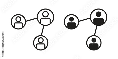 Network icon for web, app, infographic.