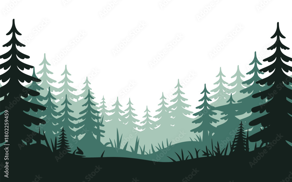 Obraz premium 0020_2_silhouette-of-frosted-forest-vector-on-w_f1WZCX5eQ1uEk1Xd6StcXw_aMvNvrqMQE-Y2_213sXQPQ.eps