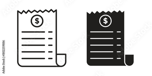 Payroll icon for web, app, infographic.