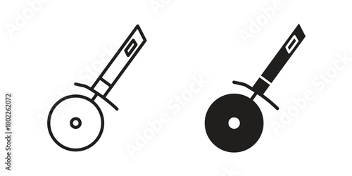 Pizza Slicer icon for web, app, infographic.