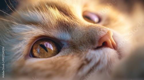White cat close-up with blue eyes, elegant white cat portrait, blue-eyed white cat,  white cat, blue eyes, close-up