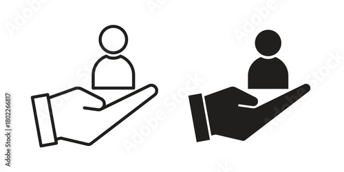 Retention icon for web, app, infographic.