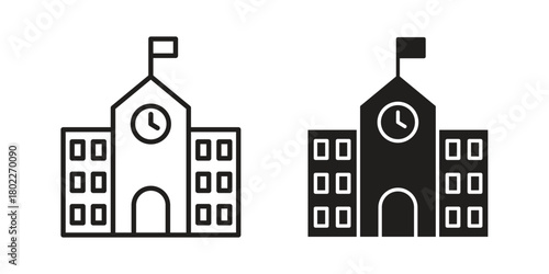 school icon for web, app, infographic.