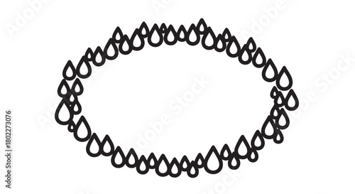 ## **44. Condensation forming droplets outline vector**
