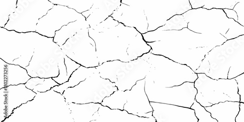 modern black and white scratch and cracks grunge texture dust and distressed wall pattern white background..
